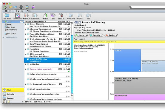 microsoft outlook for osx